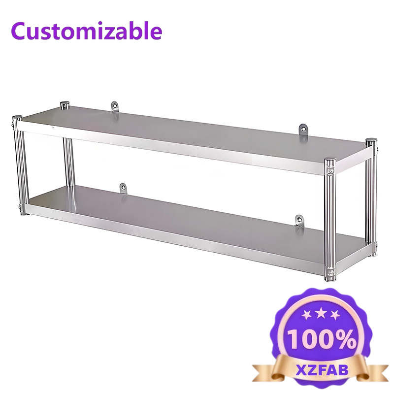 Wall Shelf Commercial Kitchen - ชั้นวางของสแตนเลสหนาพิเศษ 2026 จากโรงงานโดยตรง ชั้นวางของในครัวแบบแขวนผนัง ชั้นวางของแขวนผนังสำหรับการใช้งานเชิงพาณิชย์