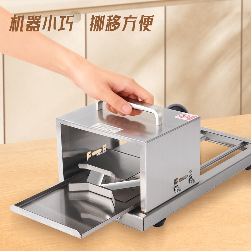 Commercial Kitchen Utensils - เครื่องตัดขนมปัง อุปกรณ์ครัวเชิงพาณิชย์ เครื่องตัดเบเกิล เบอร์เกอร์ ทำจากสแตนเลส เครื่องตัดขนมปังแบบใช้มือ