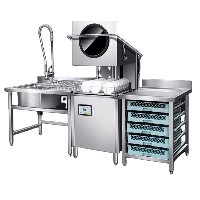 Commercial Kitchen Usa - เครื่องล้างจานไฟฟ้าแบบตั้งพื้นอัตโนมัติสำหรับร้านอาหารเชิงพาณิชย์