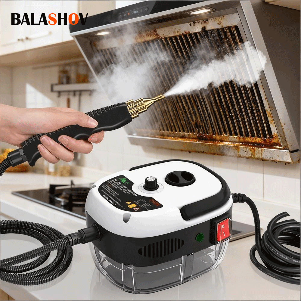 Commercial Kitchen Air Conditioner - เครื่องทำความสะอาดไอน้ำแบบมือถือ อุณหภูมิสูง ฆ่าเชื้อโรค ใช้ได้กับเครื่องปรับอากาศ เครื่องดูดควันในครัว บ้าน