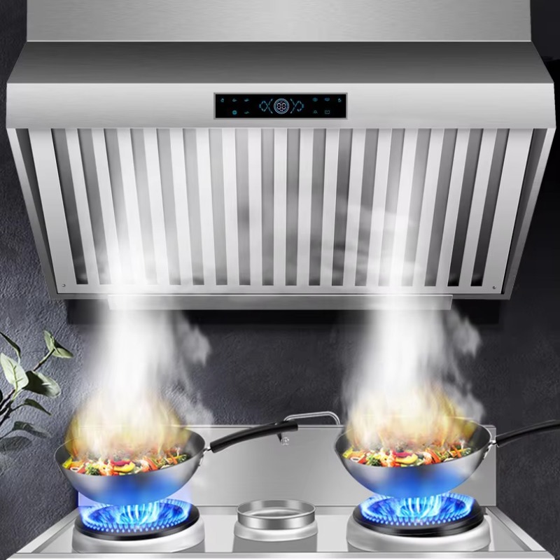 Commercial Kitchen Usa - เครื่องดูดควันสแตนเลส 1.5 เมตร สำหรับครัวเชิงพาณิชย์ โรงแรม มอเตอร์คู่