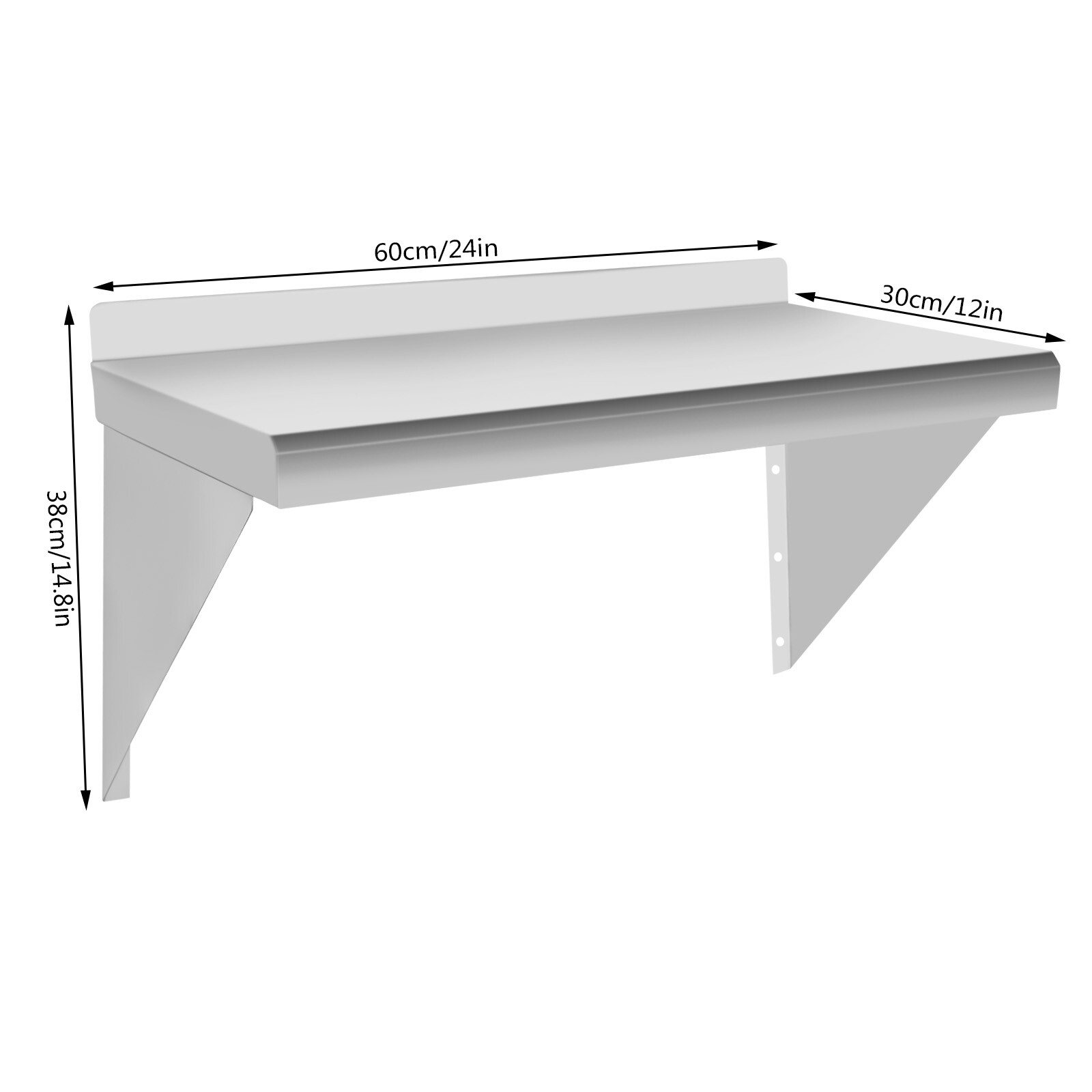ชั้นวางของในครัวเชิงพาณิชย์ขนา - Wall Shelf Commercial Kitchen บทวิจารณ์และราคา