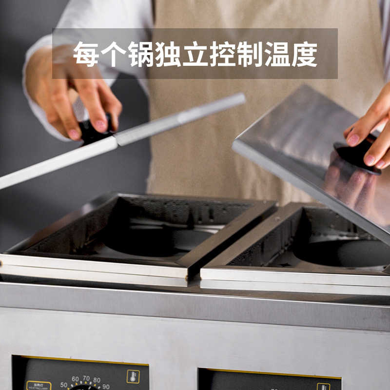 เตาปรุงบะหมี่แบบสองหัวสี่หัวสำ - Induction Cooker Commercial บทวิจารณ์และราคา
