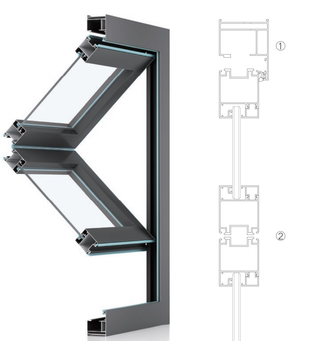 หน้าต่างอลูมิเนียมสีดำแบบพับได - Commercial Kitchen Windows บทวิจารณ์และราคา