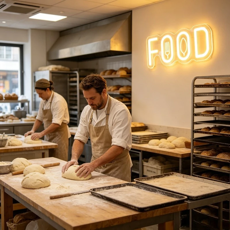 ป้ายไฟนีออนรูปอาหารสำหรับร้านอ - Commercial Kitchen Windows บทวิจารณ์และราคา
