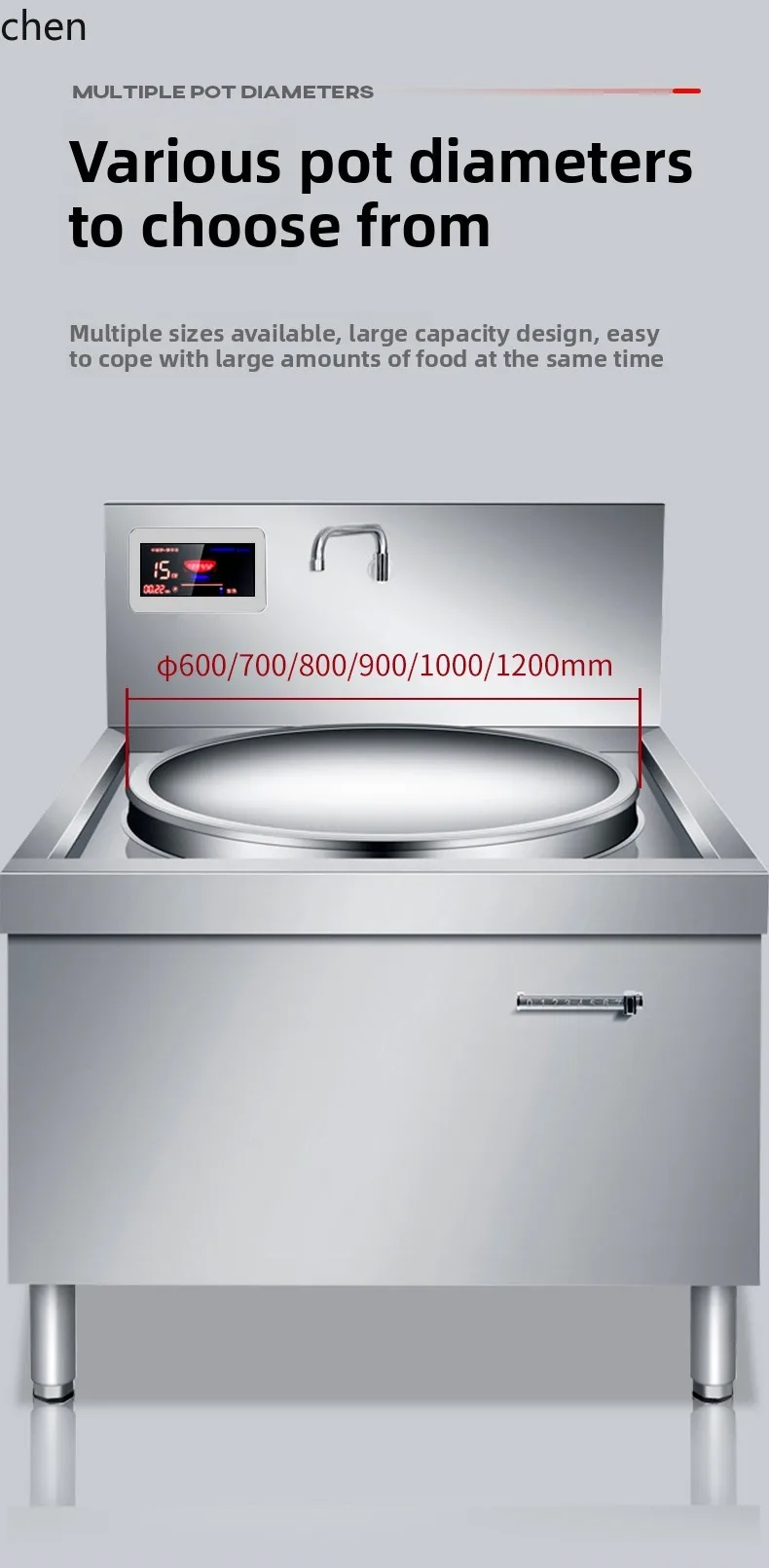 เตาแม่เหล็กไฟฟ้าเชิงพาณิชย์ ZM - Induction Cooker Commercial บทวิจารณ์และราคา