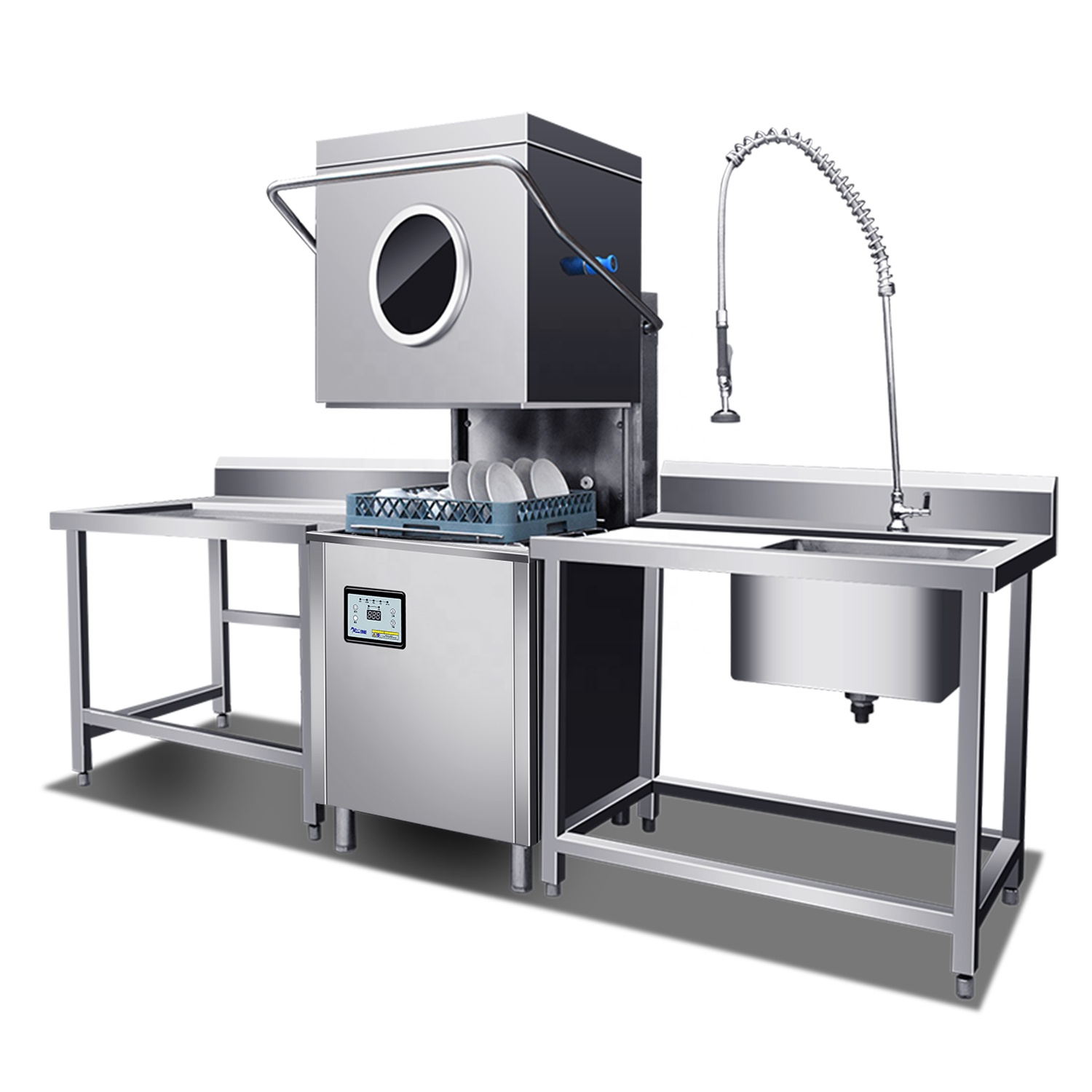 เครื่องล้างจานอัตโนมัติแบบตั้ง - Commercial Kitchen Dishwasher บทวิจารณ์และราคา