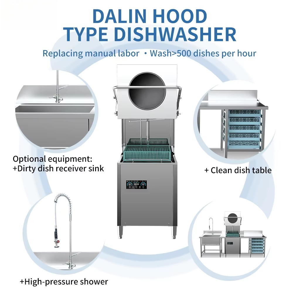เครื่องล้างจานอัตโนมัติแบบตั้ง - Commercial Kitchen Dishwasher บทวิจารณ์และราคา