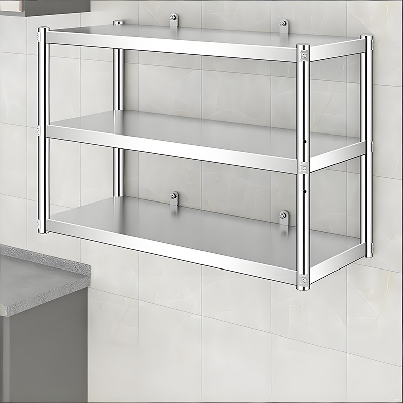 ชั้นวางของสแตนเลสหนาพิเศษ 2026 - Wall Shelf Commercial Kitchen บทวิจารณ์และราคา