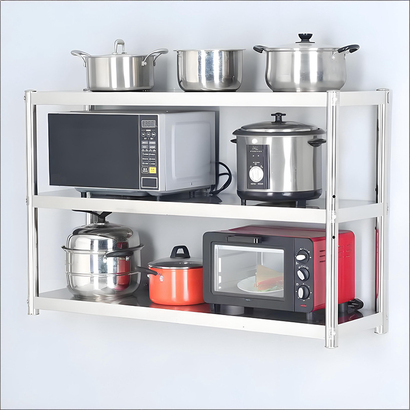 ชั้นวางของสแตนเลสหนาพิเศษ 2026 - Wall Shelf Commercial Kitchen บทวิจารณ์และราคา