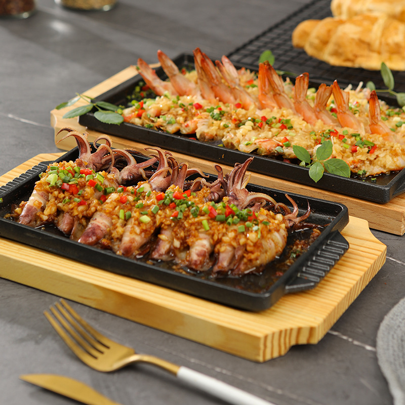 เตาเทปปันยากิเหล็กหล่อ รูปทรงส - Commercial Kitchen Grill บทวิจารณ์และราคา