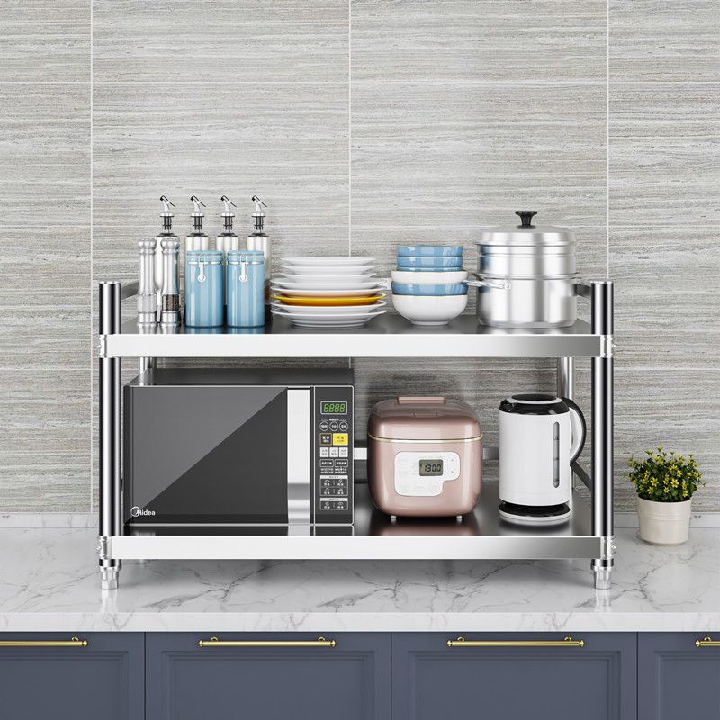 ชั้นวางของในครัวสแตนเลสแบบปรับ - Commercial Kitchen Small Space บทวิจารณ์และราคา