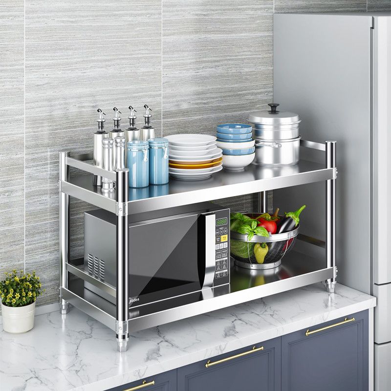 ชั้นวางของในครัวสแตนเลสแบบปรับ - Commercial Kitchen Small Space บทวิจารณ์และราคา