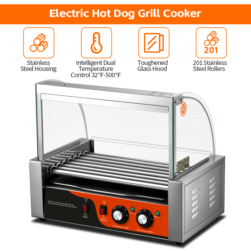 เครื่องย่างไส้กรอกและฮอทดอกสแต - Commercial Kitchen Grill บทวิจารณ์และราคา