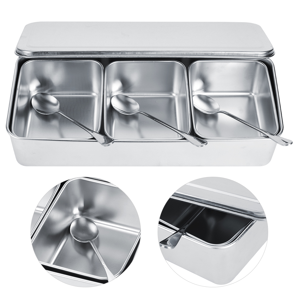 ชุดกล่องใส่เครื่องปรุงรสสแตนเล - Commercial Kitchen Utensils บทวิจารณ์และราคา