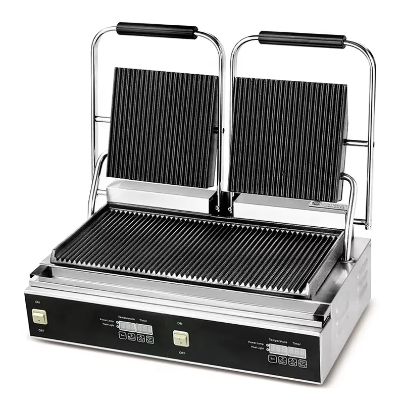 เตาปิ้งย่างพานินี่แบบคู่ สเตนเ - Commercial Kitchen Grill บทวิจารณ์และราคา
