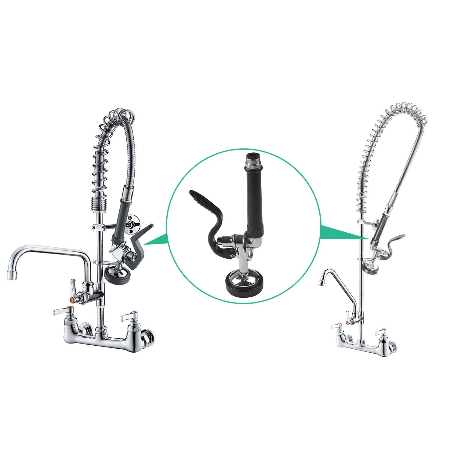 ในสต็อก Pre Rinse Sprayer ก๊อก - Commercial Kitchen Parts & Service บทวิจารณ์และราคา