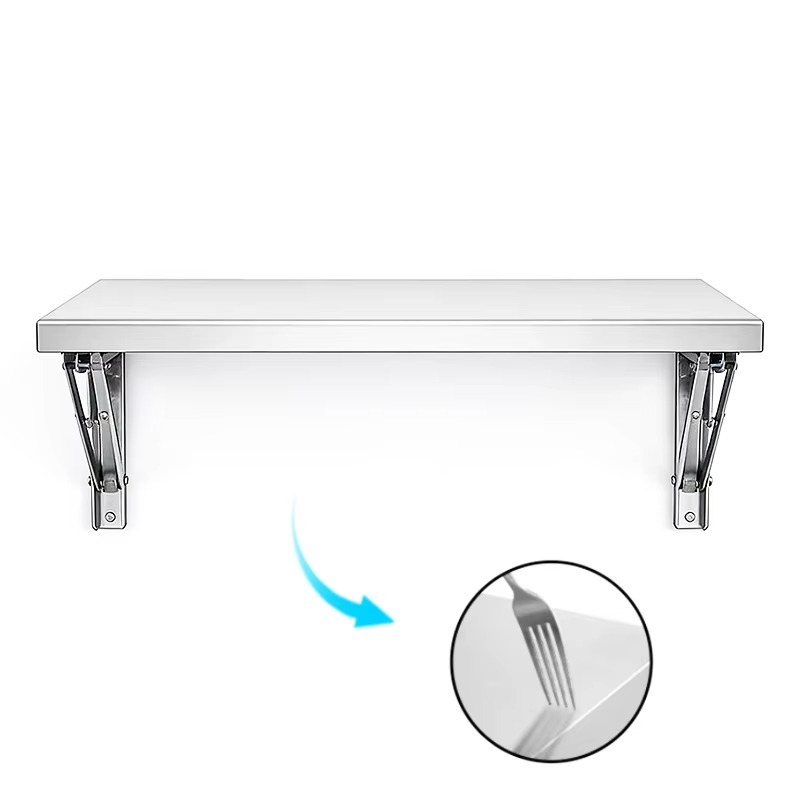 ชั้นวางของติดผนังสแตนเลสขายดีท - Wall Shelf Commercial Kitchen บทวิจารณ์และราคา