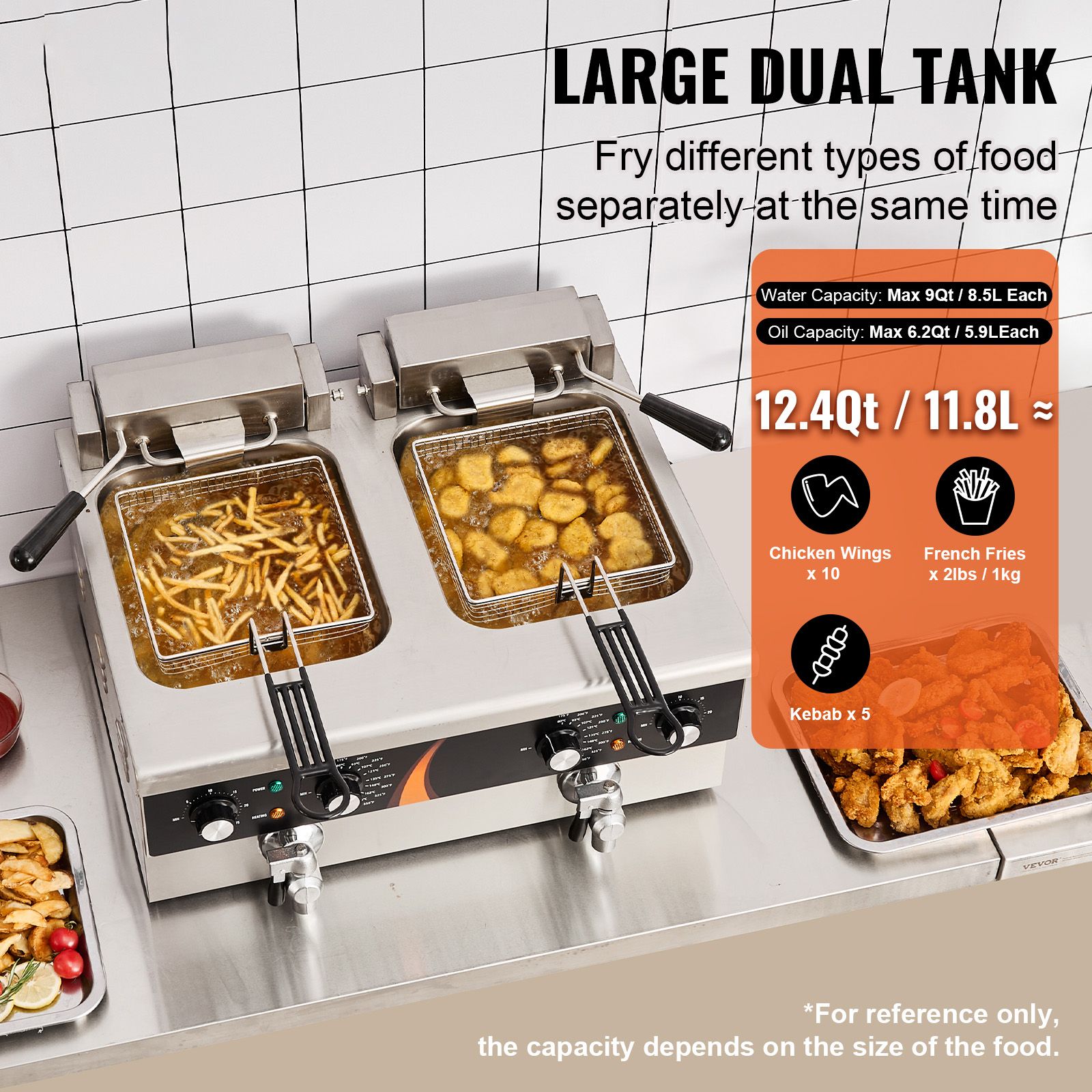หม้อทอดไฟฟ้าเชิงพาณิชย์ 3500 ว - Induction Cooker Commercial บทวิจารณ์และราคา