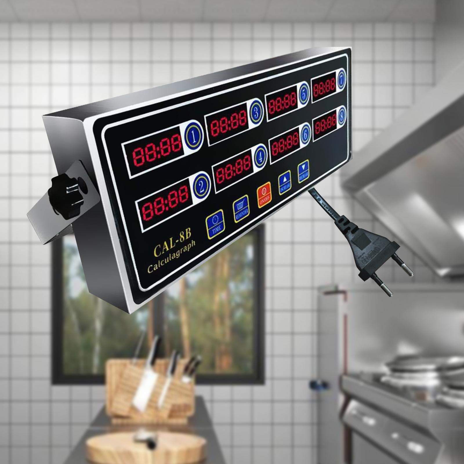 เชิงพาณิชย์ 8 ช่องจับเวลาครัวด - Commercial Kitchen Utensils บทวิจารณ์และราคา