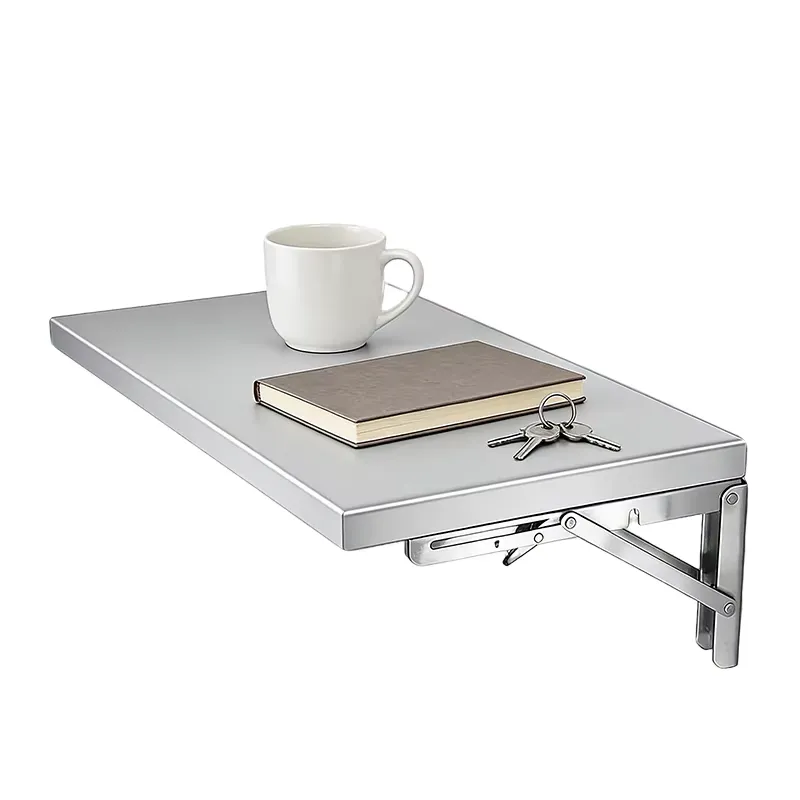 ชั้นวางของพับได้ทำจากสแตนเลสสต - Wall Shelf Commercial Kitchen บทวิจารณ์และราคา