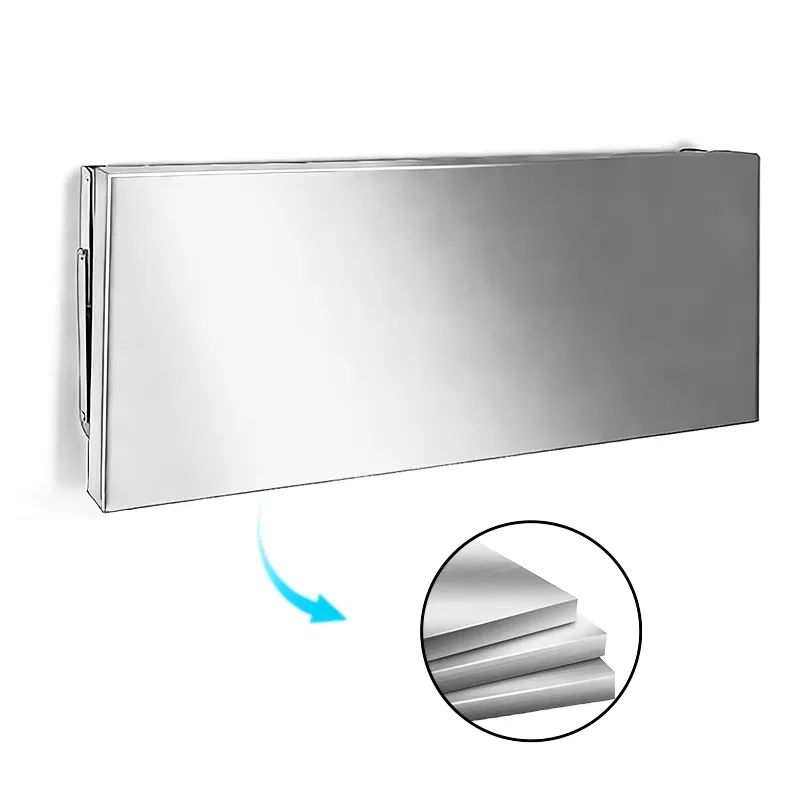 ชั้นวางของพับได้ทำจากสแตนเลสสต - Wall Shelf Commercial Kitchen บทวิจารณ์และราคา