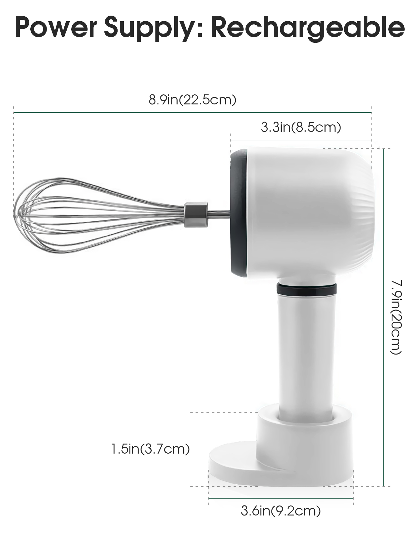 USB ชาร์จเครื่องปั่นมือไฟฟ้าไร - Commercial Kitchen Utensils บทวิจารณ์และราคา